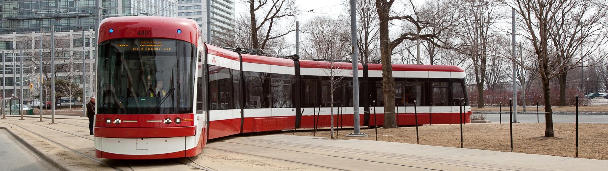 Header image of a TTC streetcar