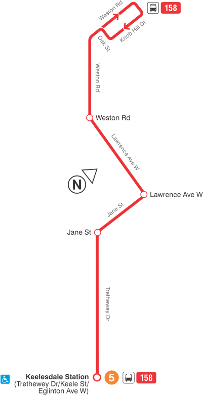 Map of route diversion