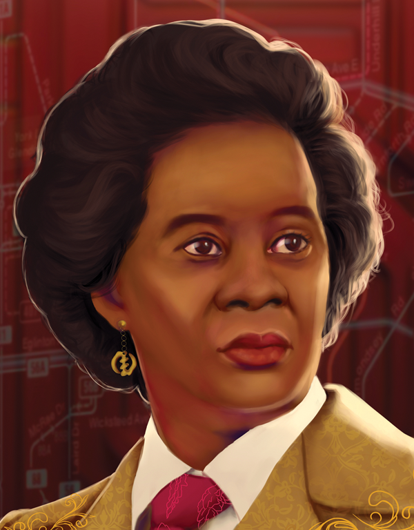 Portrait of Irma James