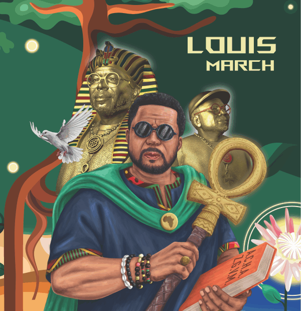 Painted portrait of Louis March