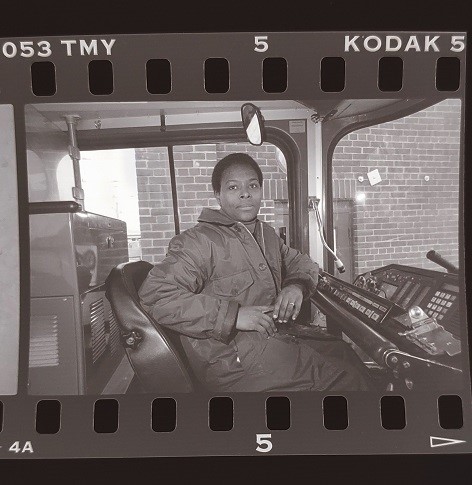 City of Toronto Archives/TTC Fonds 16, Series 879, File 100, Item 52 Dorothy Dodds in streetcar, April 1992