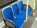 priority blue seats