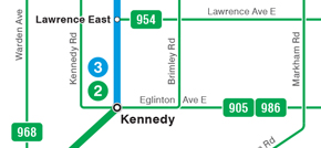 Express Network route map
