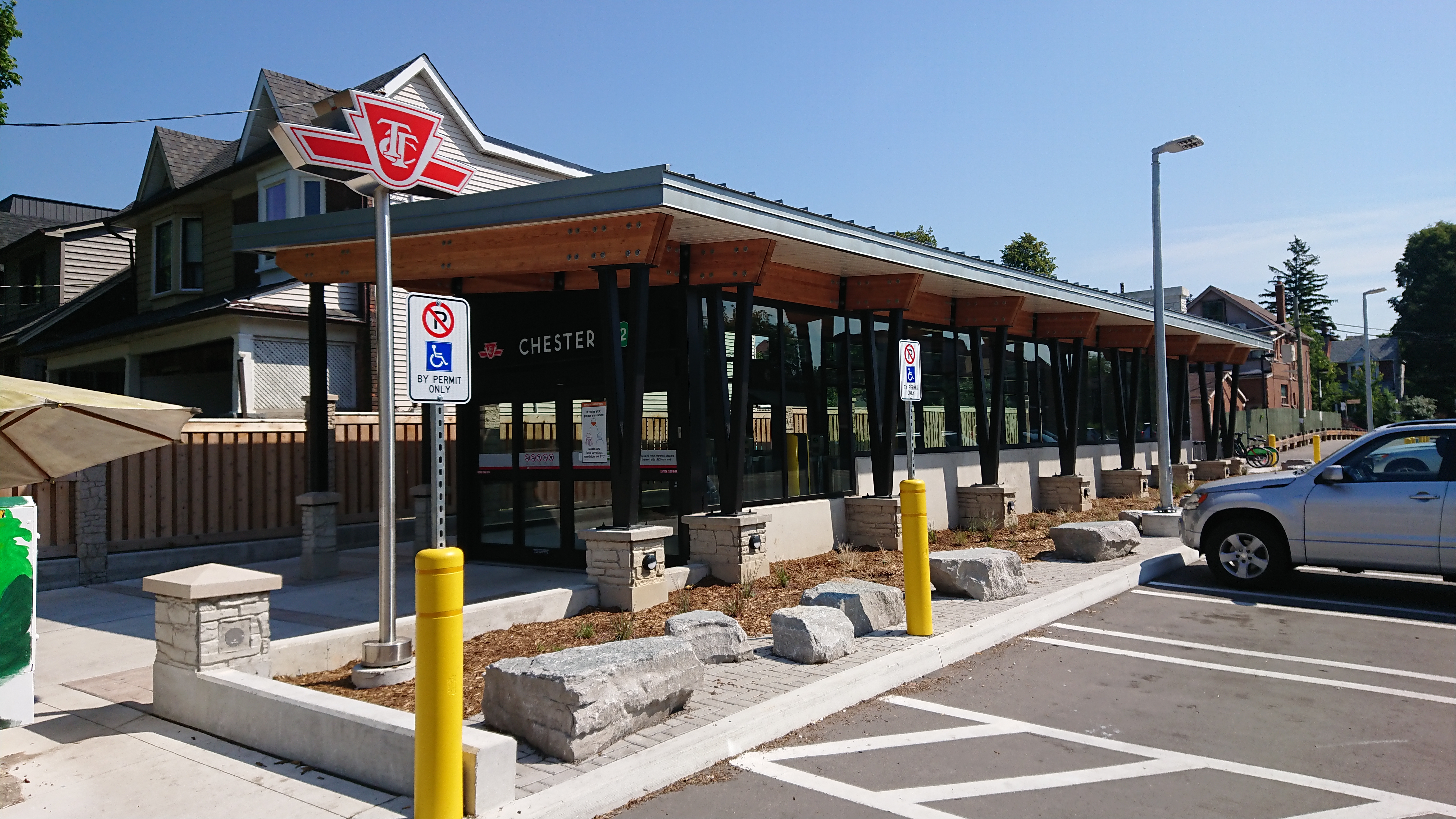 Second exit at Chester Station.