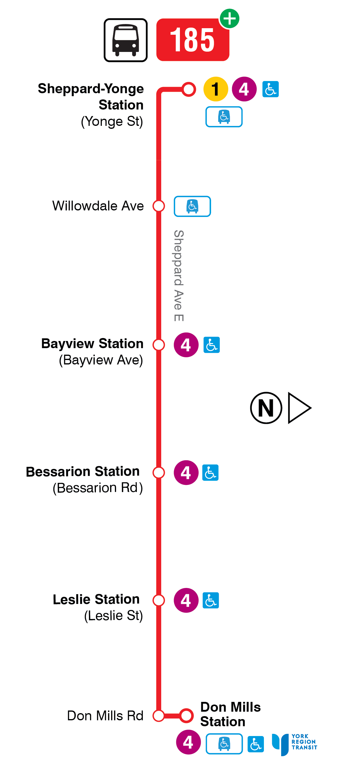 185-Sheppard Central-New Route-MAP