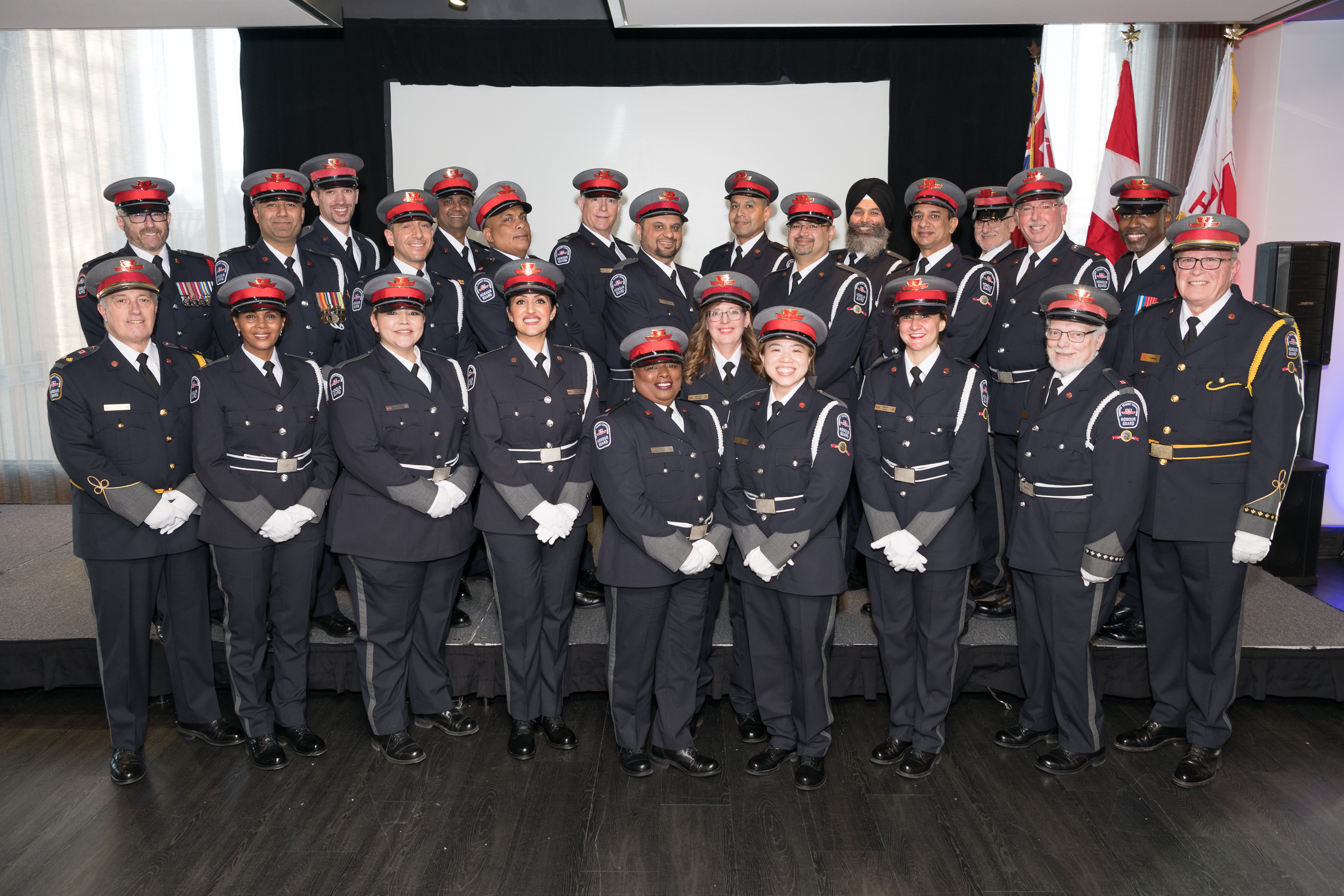 Members of the TTC Supervisory Honour Guard