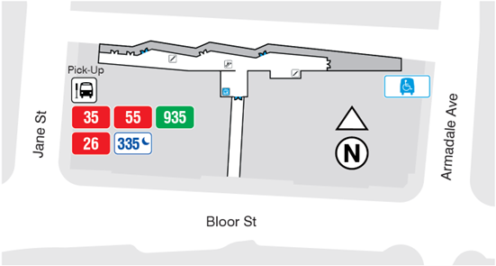 Jane Station construction map