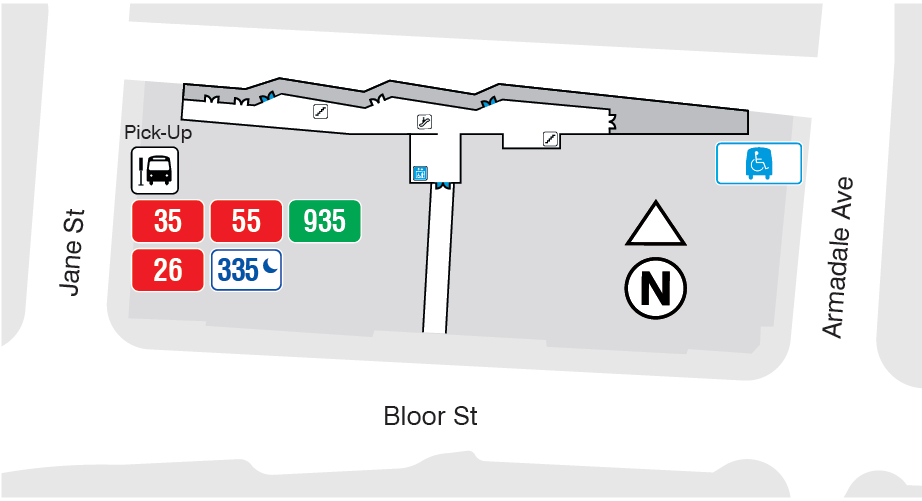 Jane Station construction map