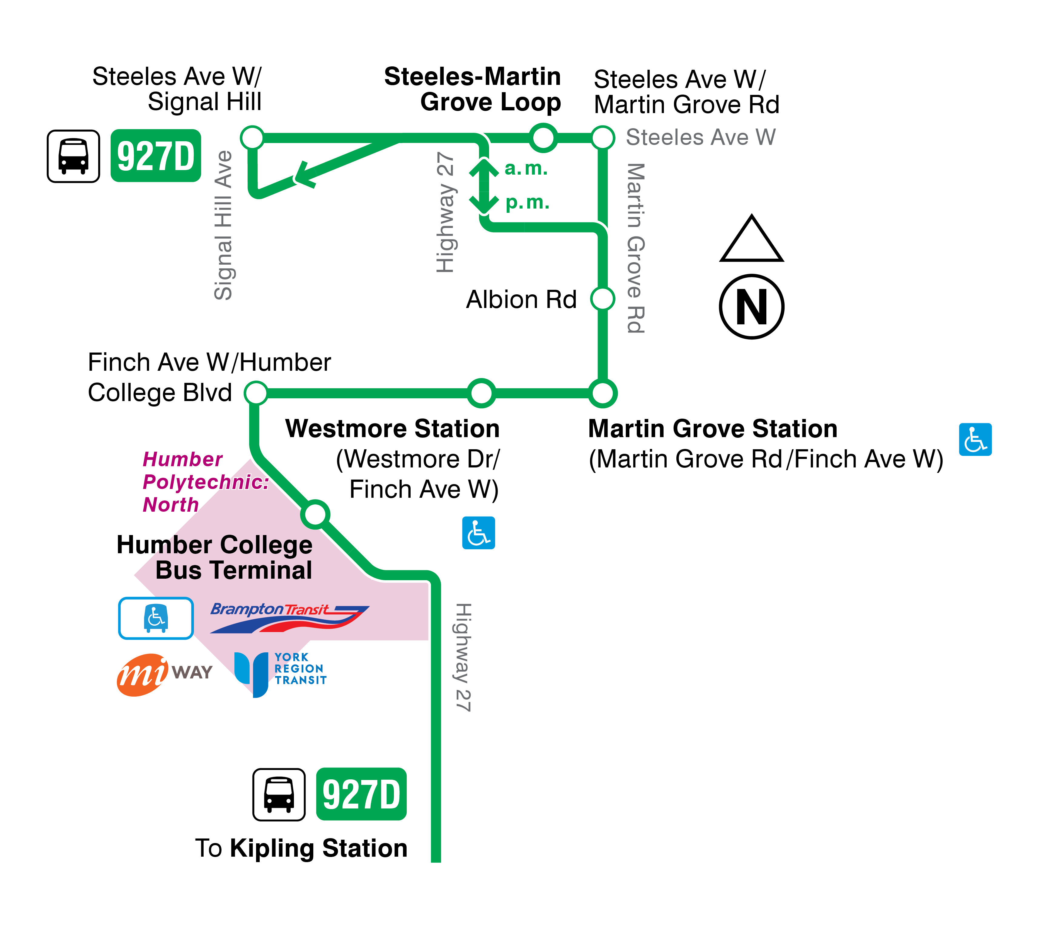 Map of 927 Highway 27 Express
