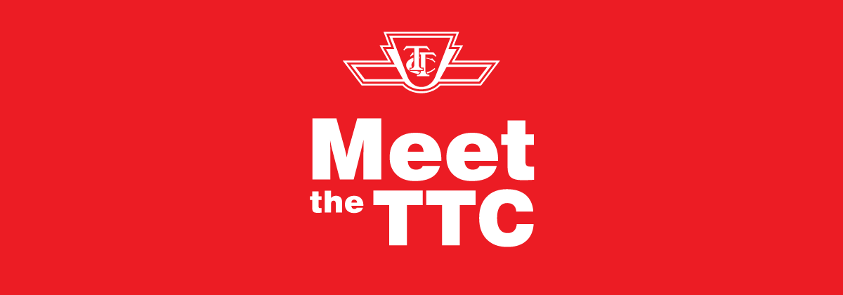 TTC logo displayed above large white text reading “Meet the TTC” on a bright red background.