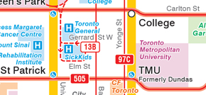 TTC Downtown Map Thumbnail