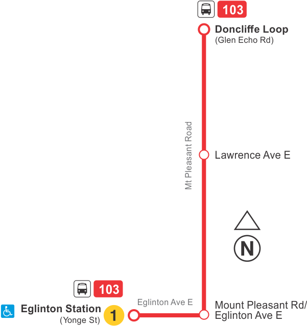 Map of route diversion