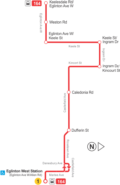 Map of route