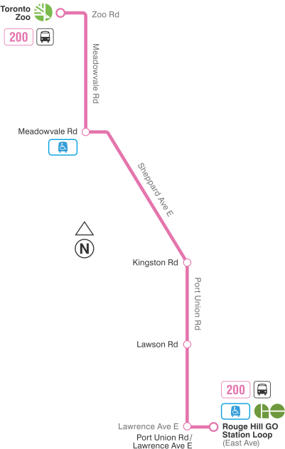 Map of route