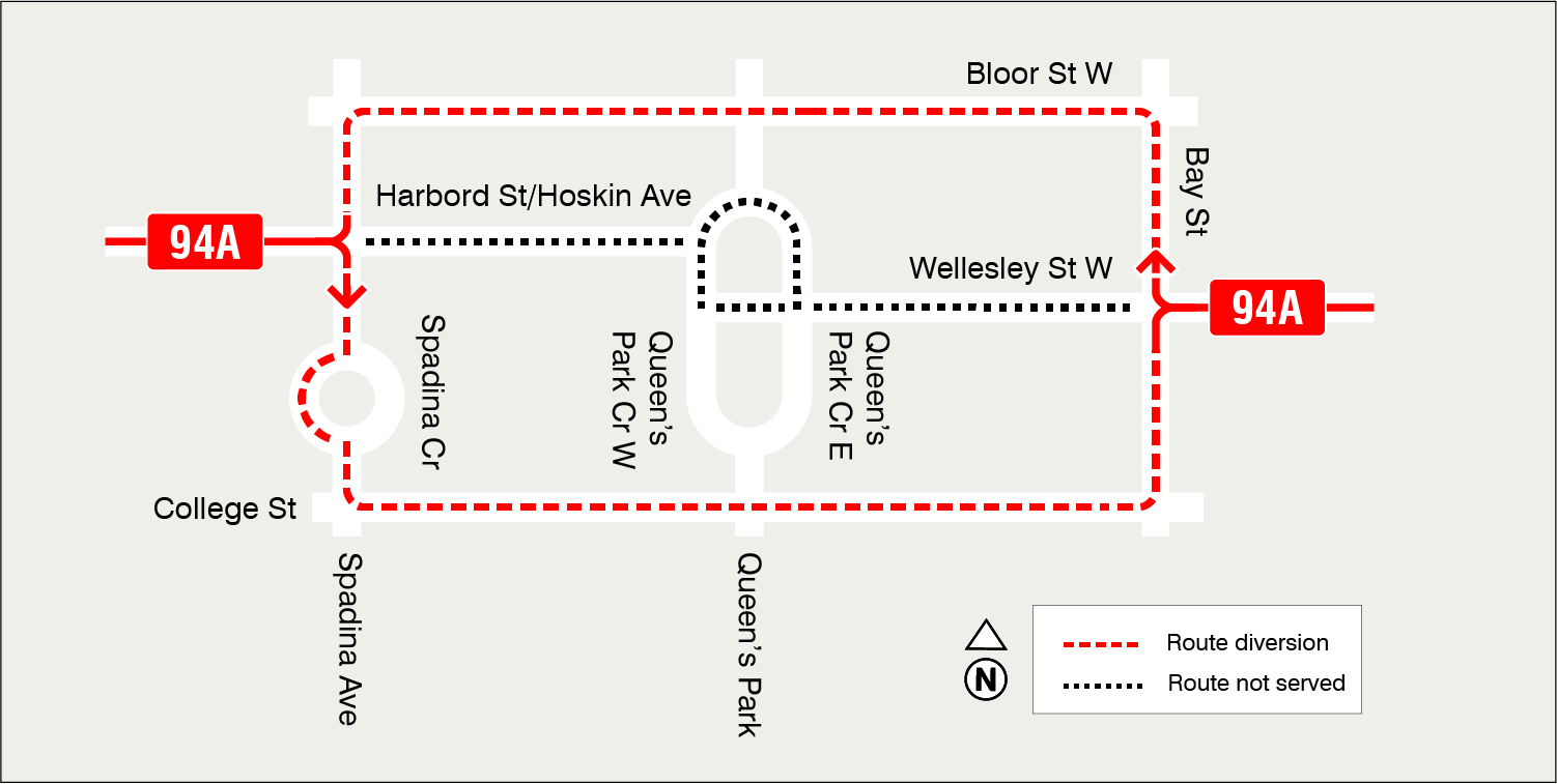 Map of route change