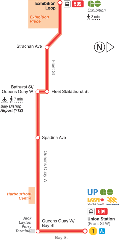 Map of route diversion