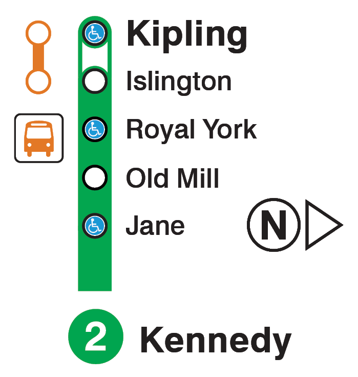Map of subway closure