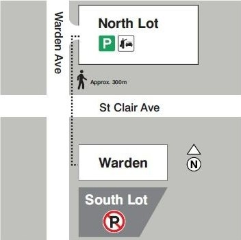 Warden Station Parking Lot Map
