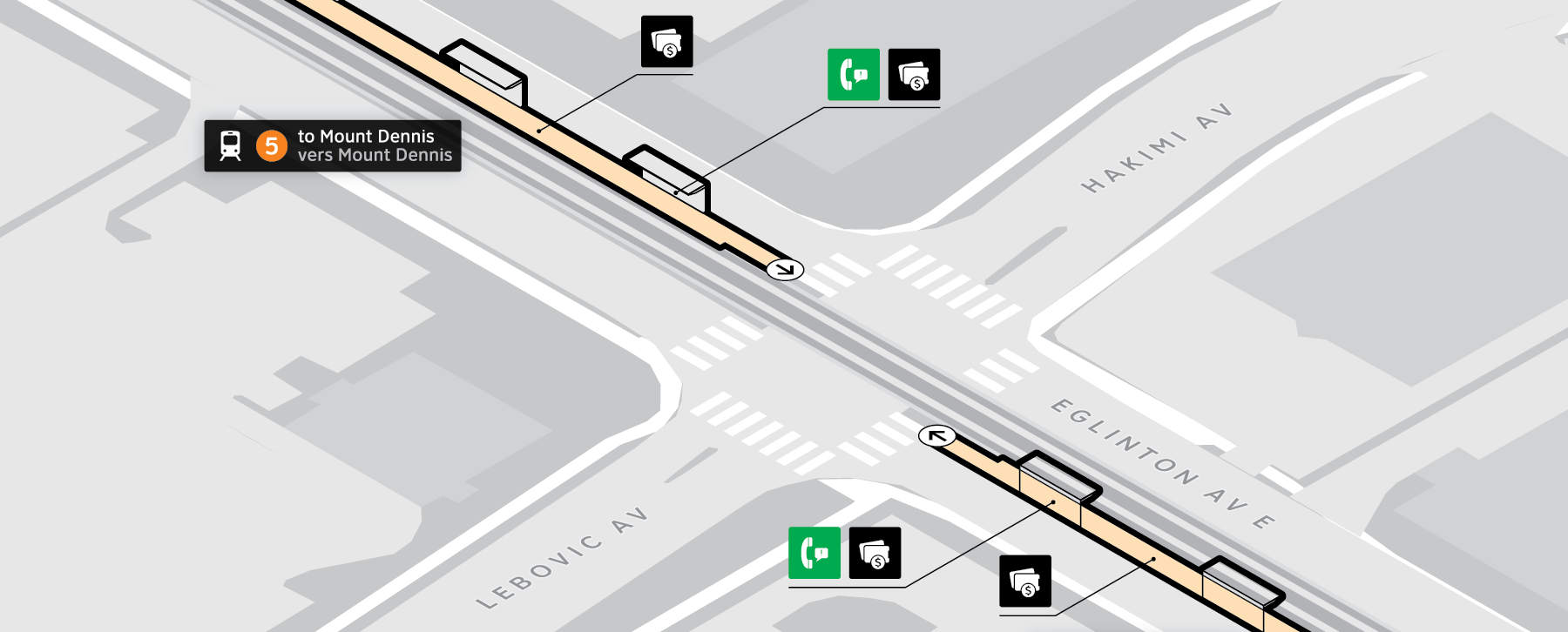 Hakimi Lebovic station map thumbnail