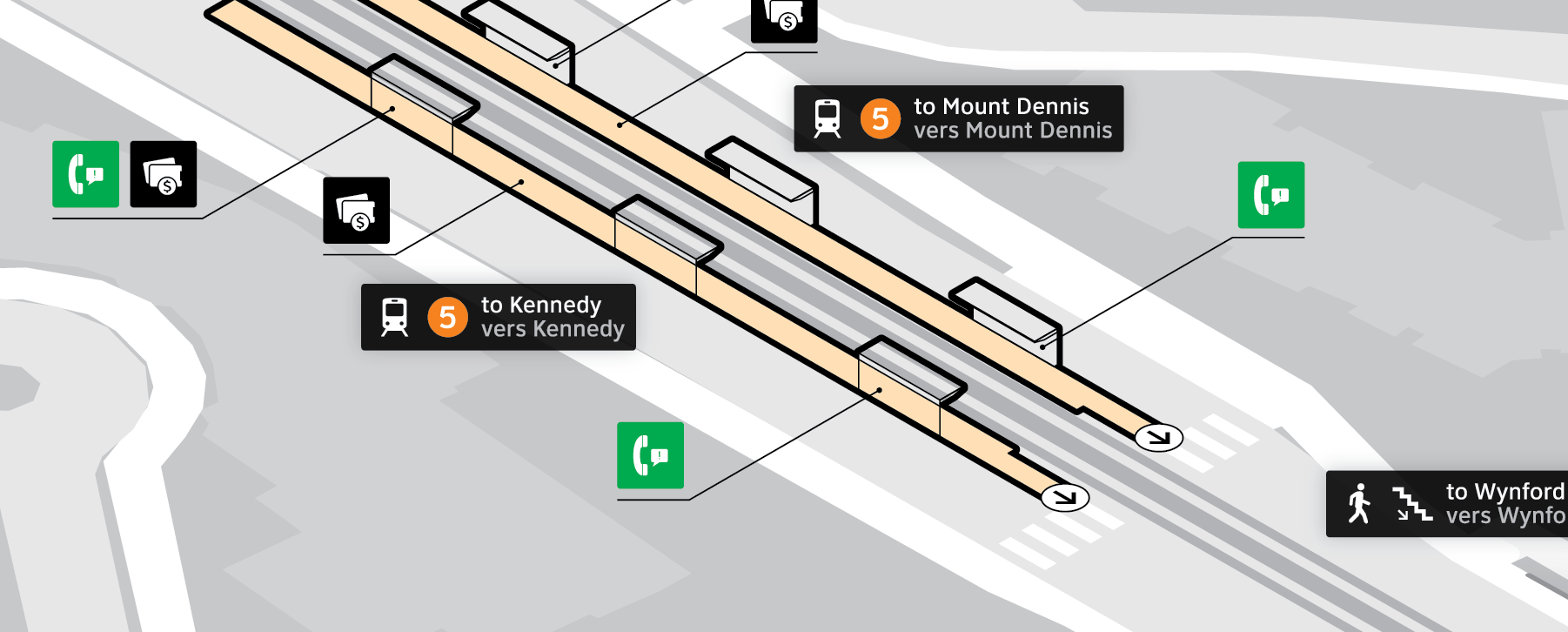 Wynford station map thumbnail