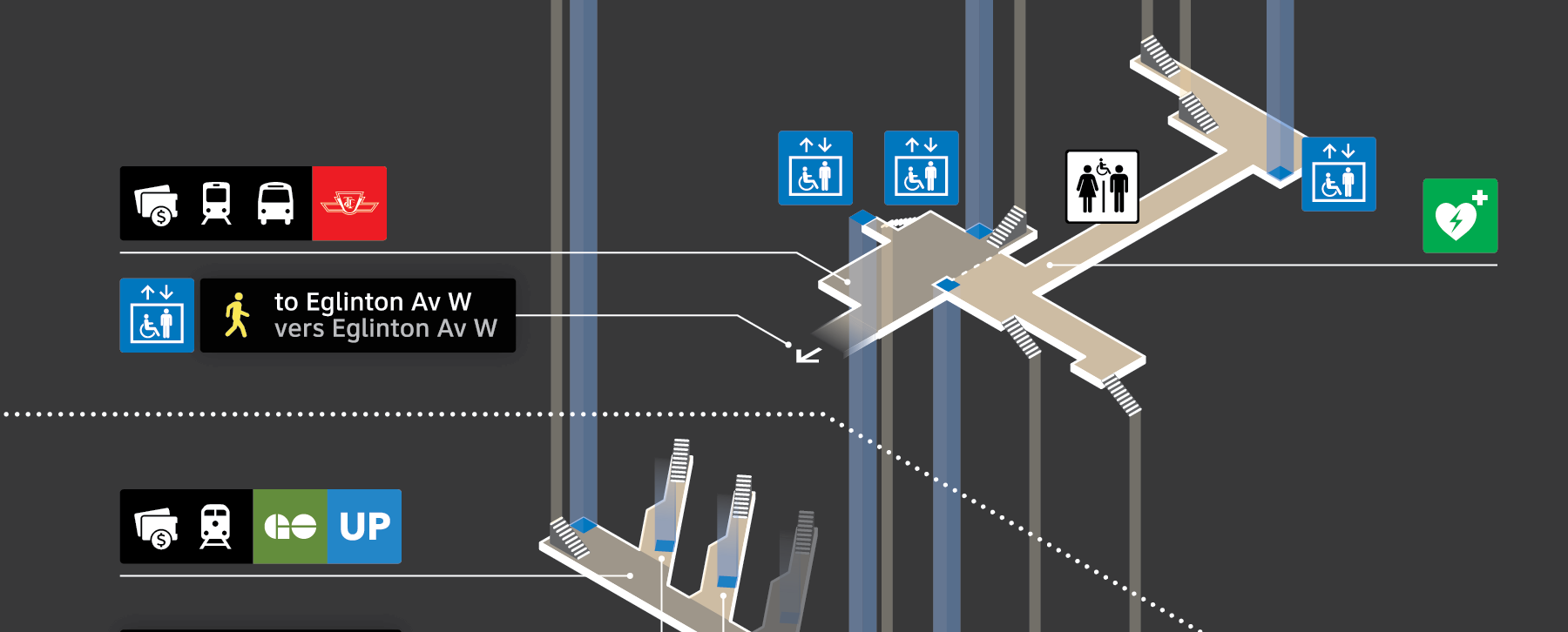 Mount Dennis station map thumbnail