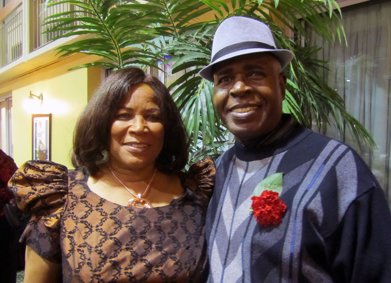 EARLYN ALEXANDER, 32 years, 2 months McCowan Carhouse's Earlyn Alexander with his wife, Annette.