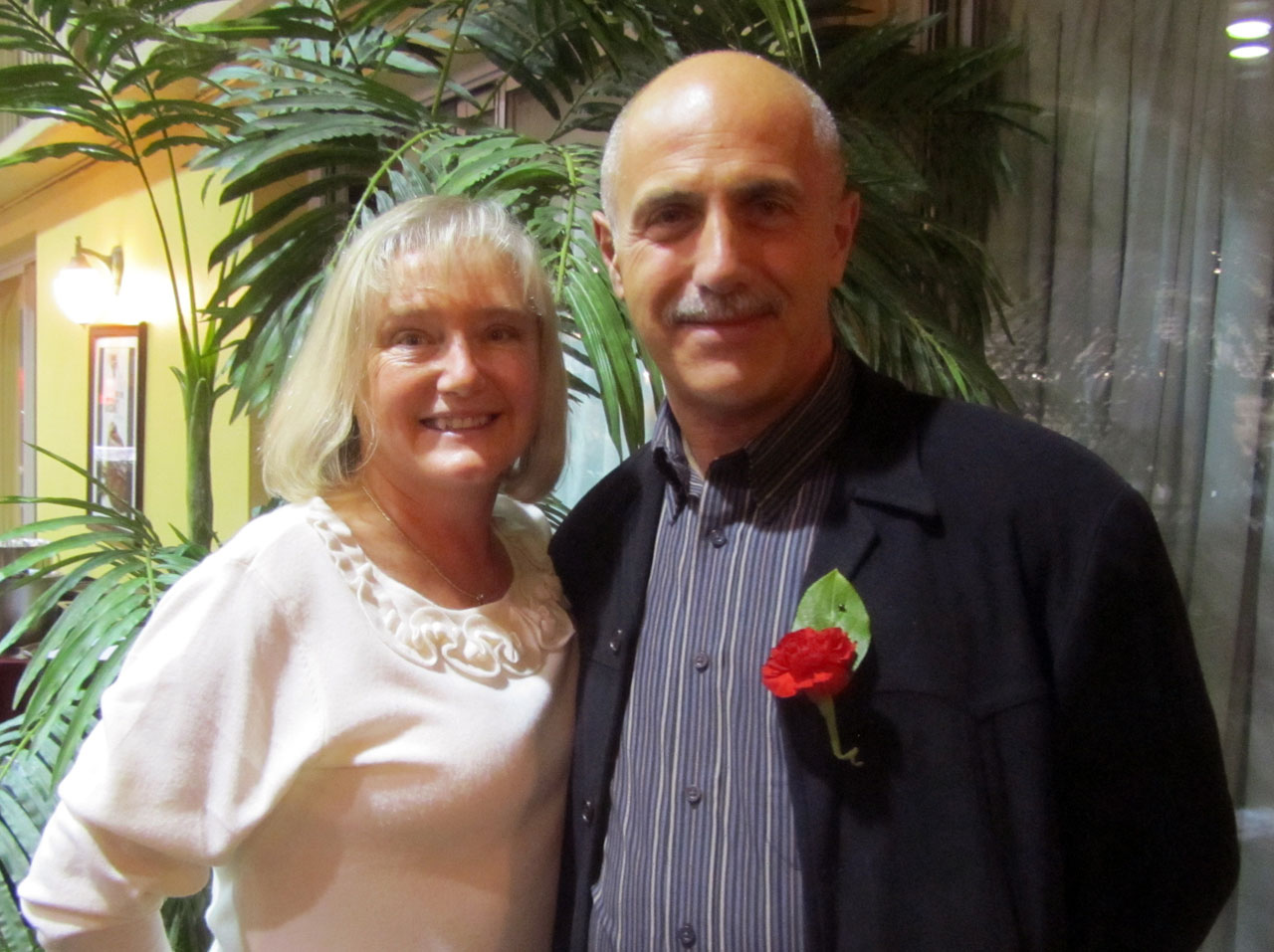 TONY DEGASPERIS, 29 years, 9 months Arrow Road Garages Tony DeGasperis and his wife, Wendy Varty.