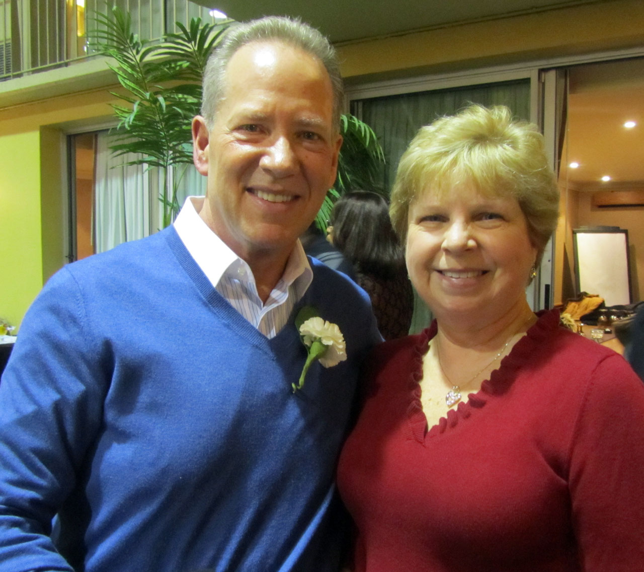 TOM MCPHERSON, 34 years, 4 months Wheel-Trans Tom McPherson and his wife, Kelly.