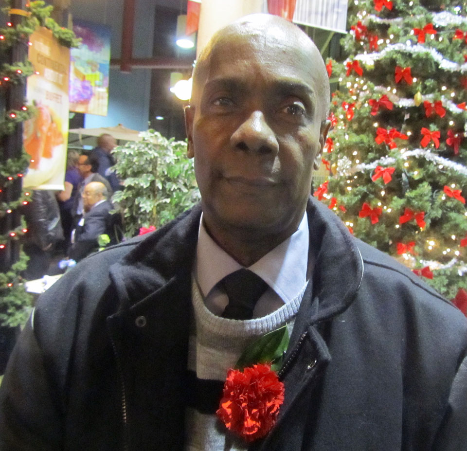 DOUGLAS HILL, 29 years Collectors Douglas Hill and his wife, Jacqueline, with CEO Andy Byford.