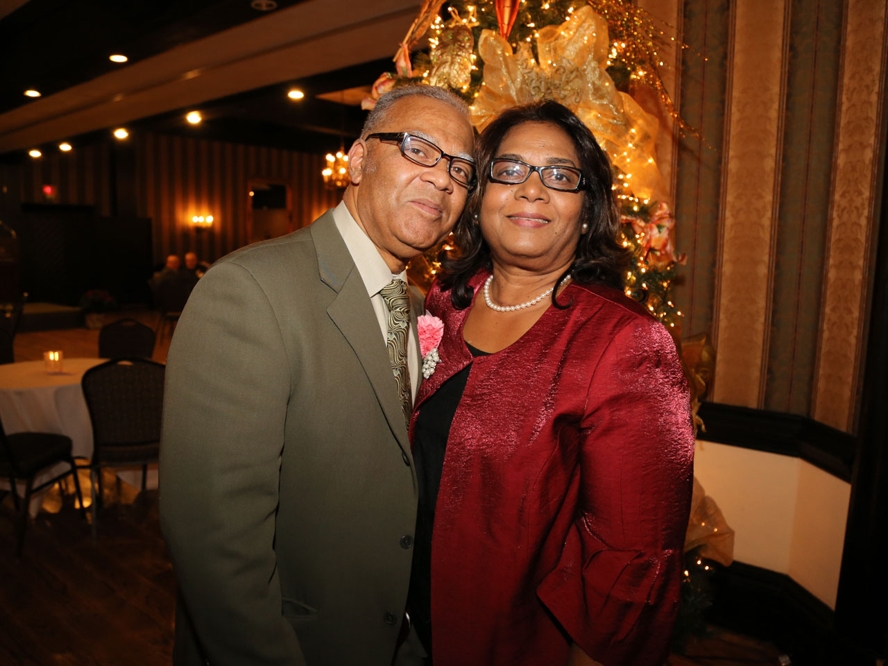 DIANAND BAJNAUTH, 27 years Subway Transportations Dianand Bajnauth with his wife, Mary.