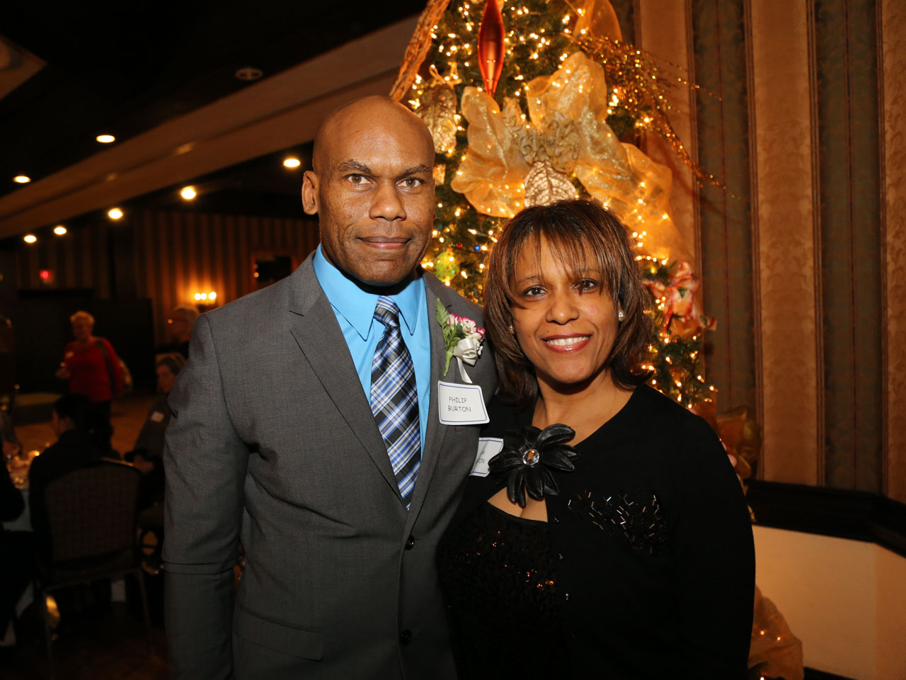 PHILIP BURTON, 29 years, 1 month Bus Transportation Philip Burton with his wife, Ava.