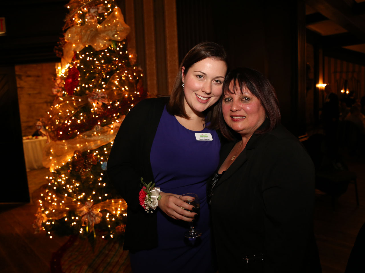ANGIE CHIAPPETTA, 38 years, 7 months Pensions, Angie Chiapetta with Pension Office's Katelyn Steadman.