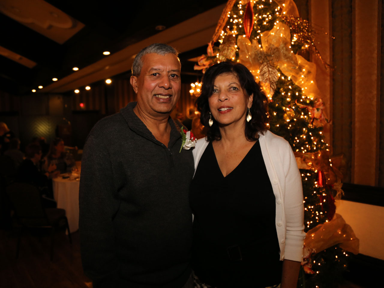 PAUL DIAS, 17 years, 2 months Plant Maintenance's Paul Dias with his wife, Theodora.