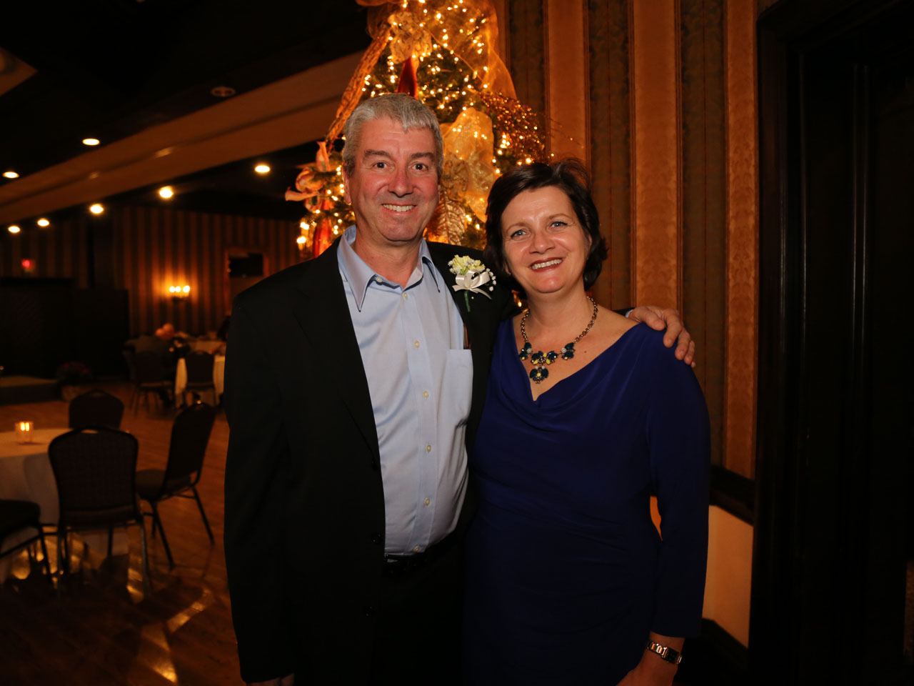 STEPHEN GREEN, 33 years Streetcar Maintenance's Stephen Green with his wife, Michelle.