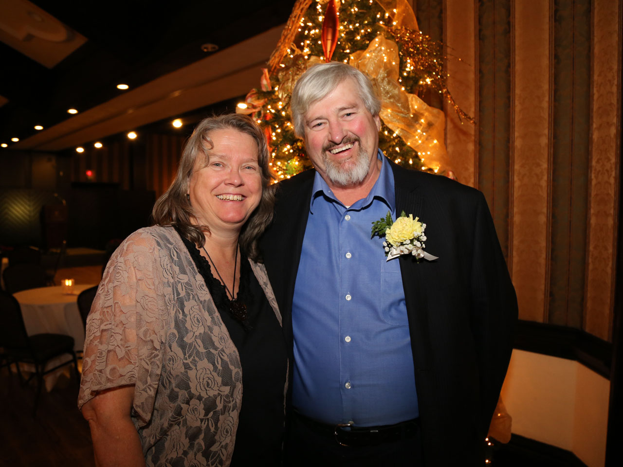 MICHAEL MURPHY, 35 years Bus Transportation's Michael Murphy with his wife, Janet.