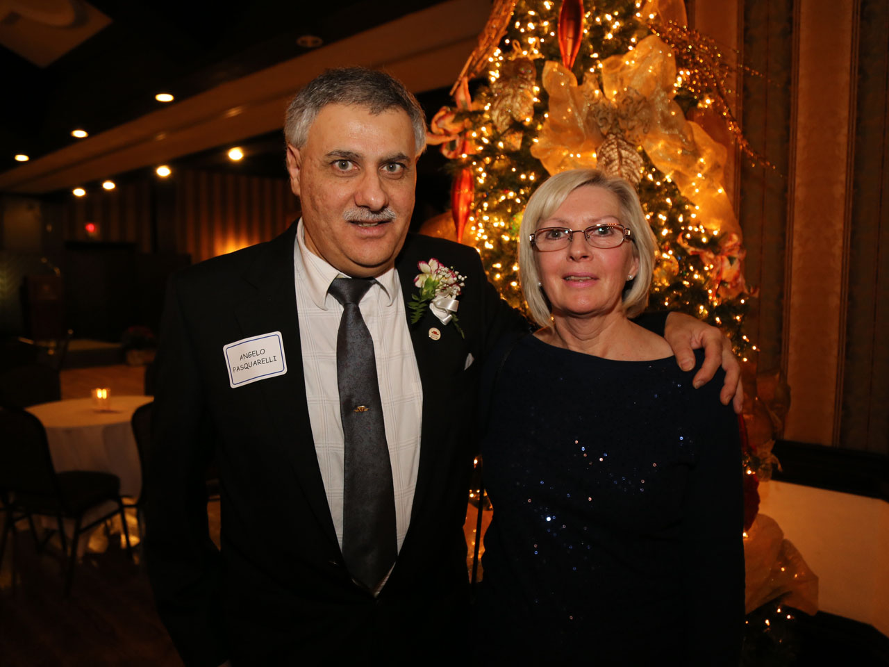 ANGELO PASQUARELLI, 33 years, 5 months Bus Maintenance and Shops Angelo Pasquarelli with his wife, Judy.