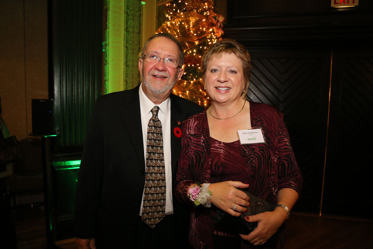 DEBBIE BATSTONE, 29 years, 4 months From Finance, Debbie Batstone and her husband, Bob.