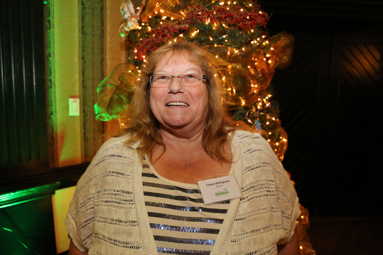 CHERYL BILLINGHAM, 17 years, 4 months Retired from Russell Division.