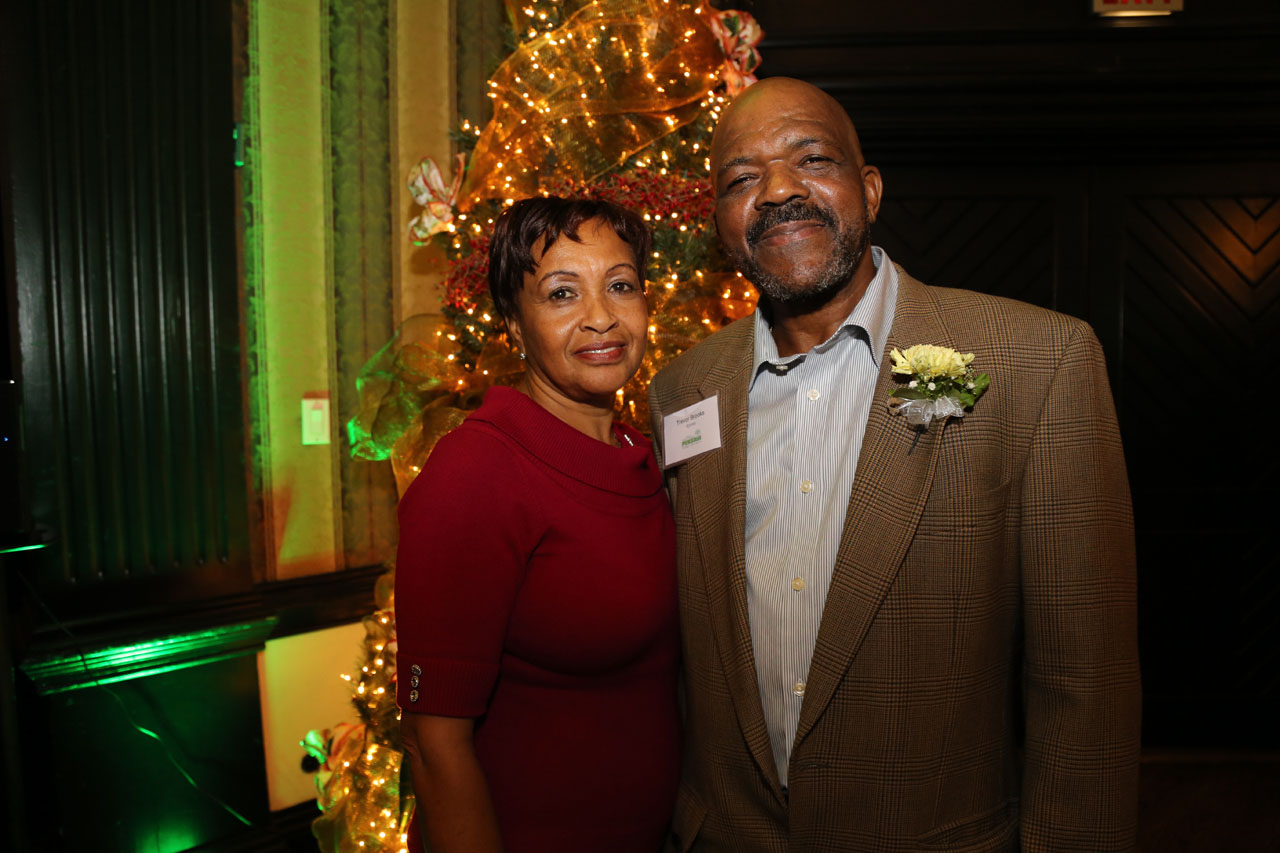 TREVOR BROOKS, 33 years, 8 months From Streetcar Transportation, Trevor Brooks with his wife, Rosalie.