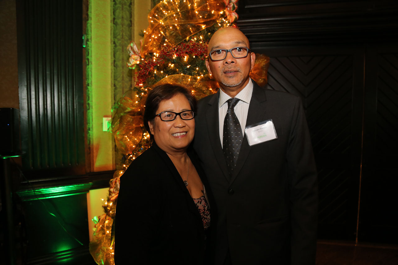EULOGIO ESTACIO, 29 years, 10 months From Subway Infrastructure, Eulogio Estacio with his wife, Aurelia.