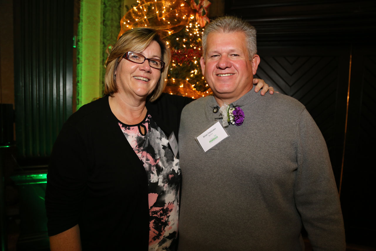 BRIAN FAIRBRASS, 32 years, 2 months From Rail Cars and Shops, Brian Fairbrass with his wife, Ann.