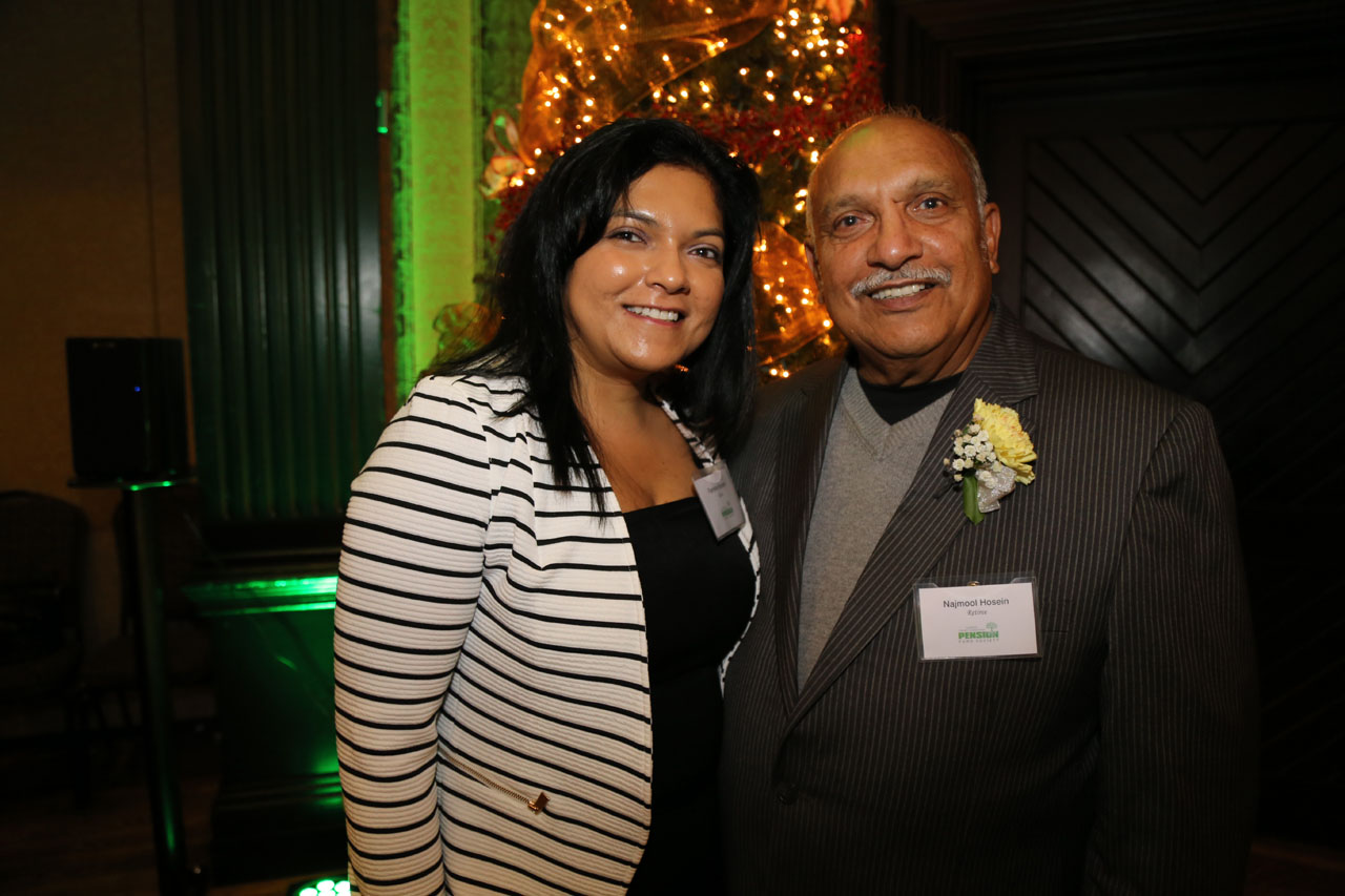 NAJMOOL HOSEIN, 25 years From Bus Maintenance and Shops, Najmool Hosein with his daughter, Farisha.