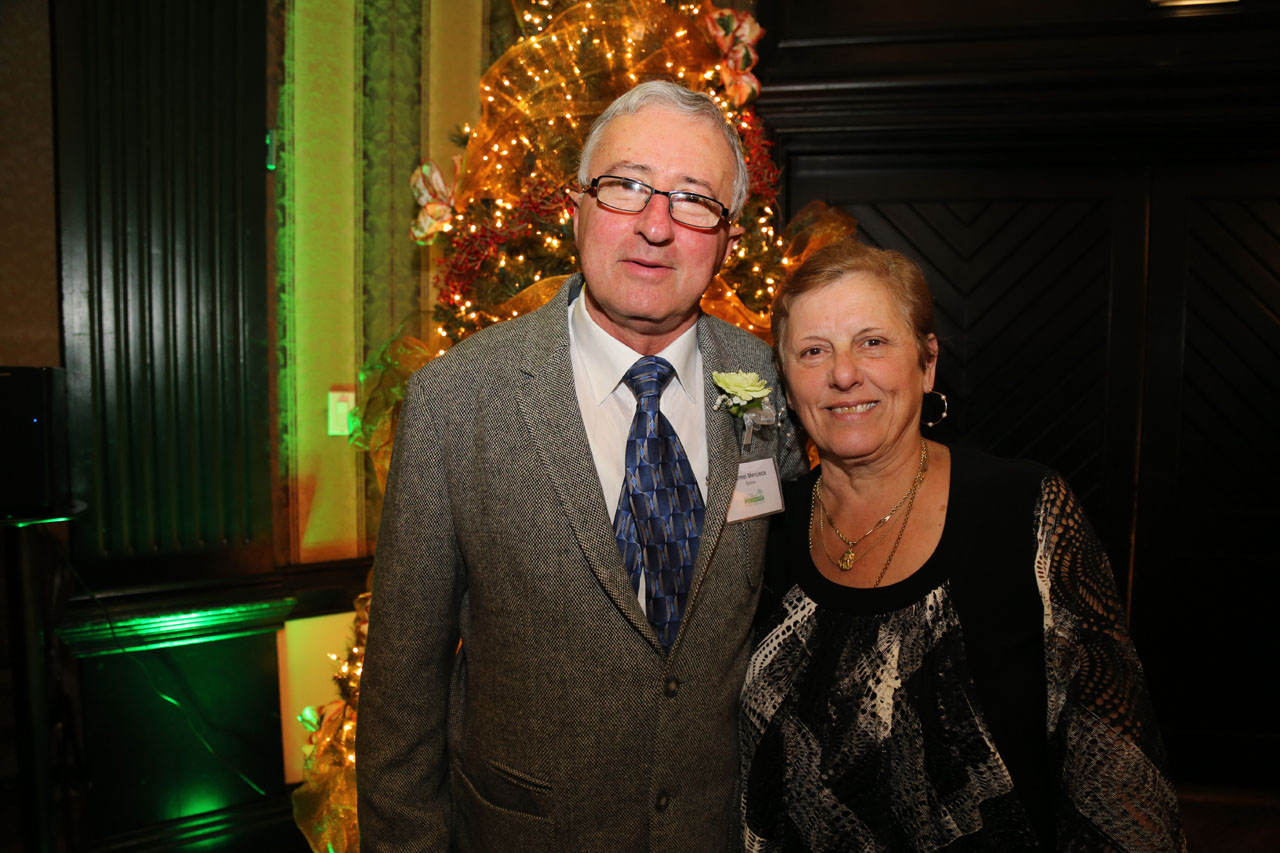 CARMEL MERCIECA, 40 years, 1 month From Bus Maintenance and Shops, Carmel Mercieca with his wife, Teresa.