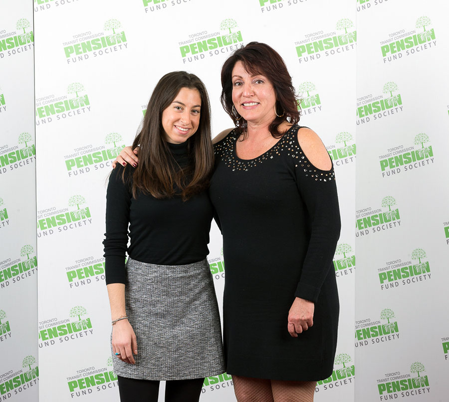 MIRELLA ARDIZZI, 31 years, 11 months From Customer Communications, Mirella Ardizzi with her guest, Julia.