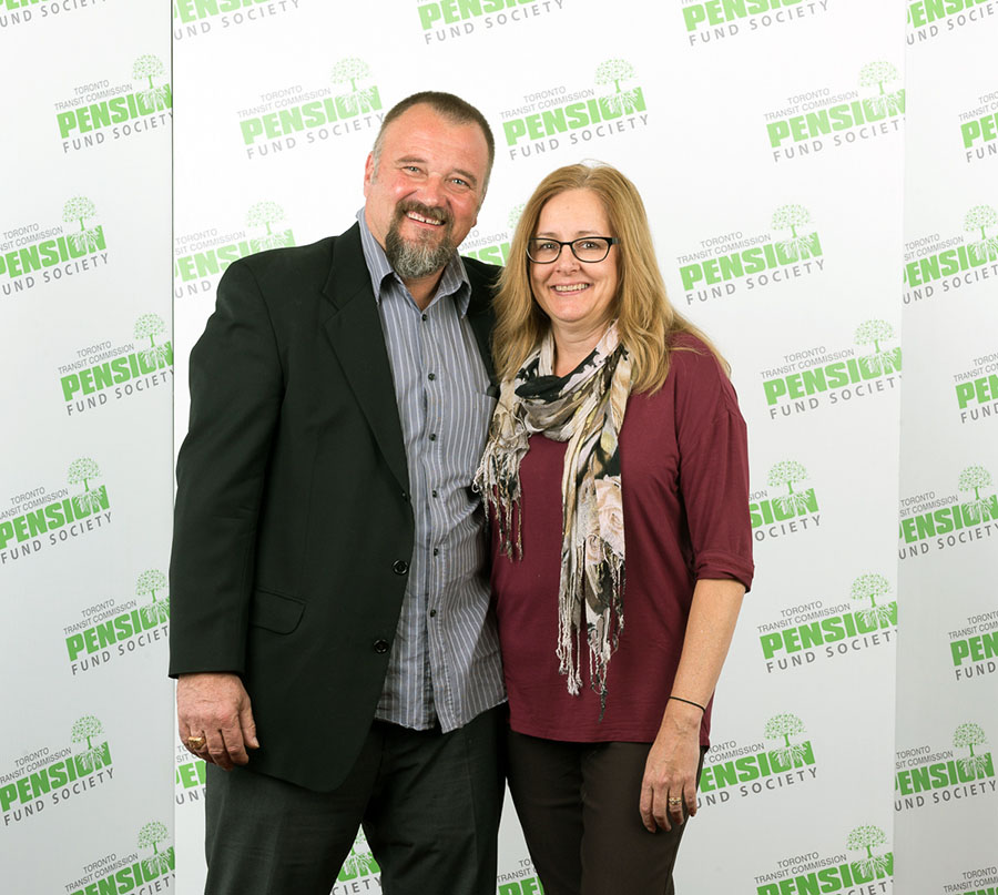 PETER KOHUT, 30 years, 2 months From Rail Cars and Shops, Peter Kohut with his wife, Pegi.