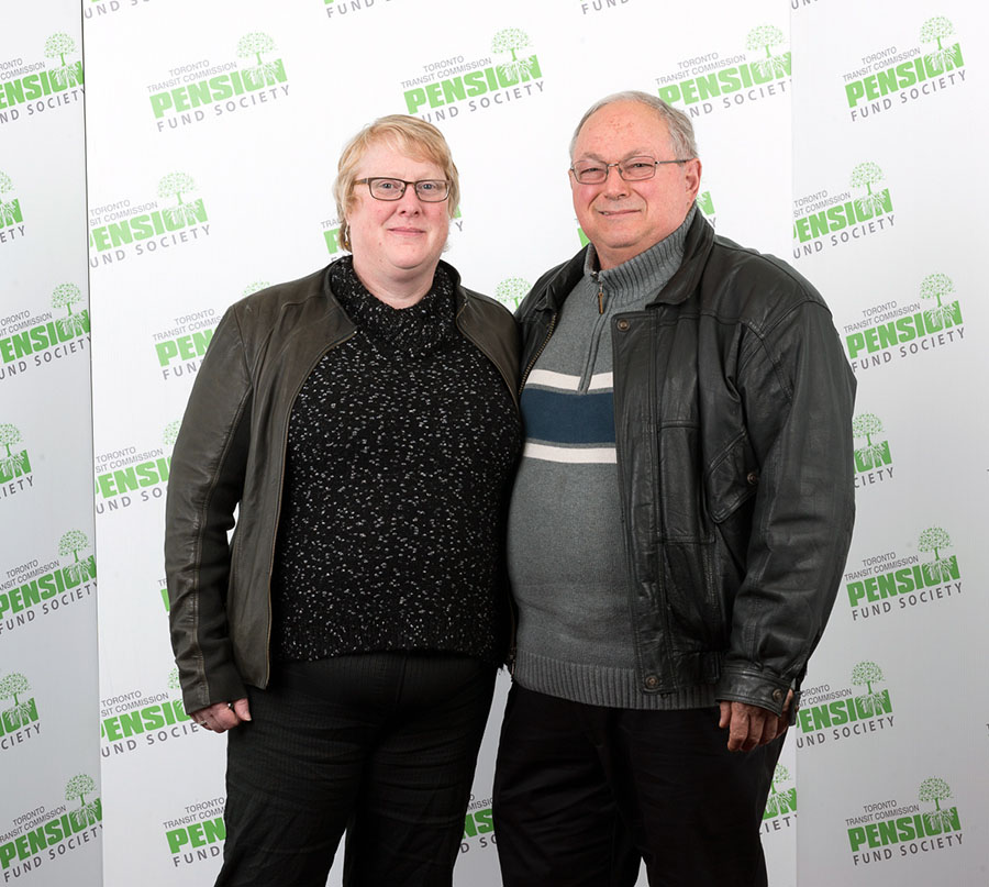 LIBERATRO PALLESCHI, 40 years, 7 months From Subway Infrastructure, Liberato Palleschi with his wife, Alison.