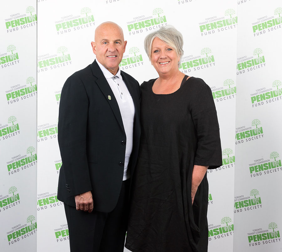 PAUL PSAILA, 30 years, 9 months From Streetcar Transportation, Paul Psaila with his wife, Debra.