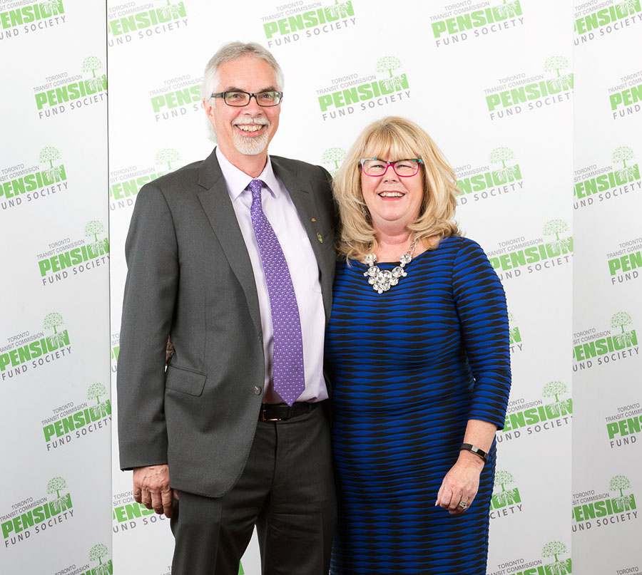 GARY SHORTT, 33 years From Operations Group-Chief Operating Officer, Gary Shortt with his wife, Kathy.