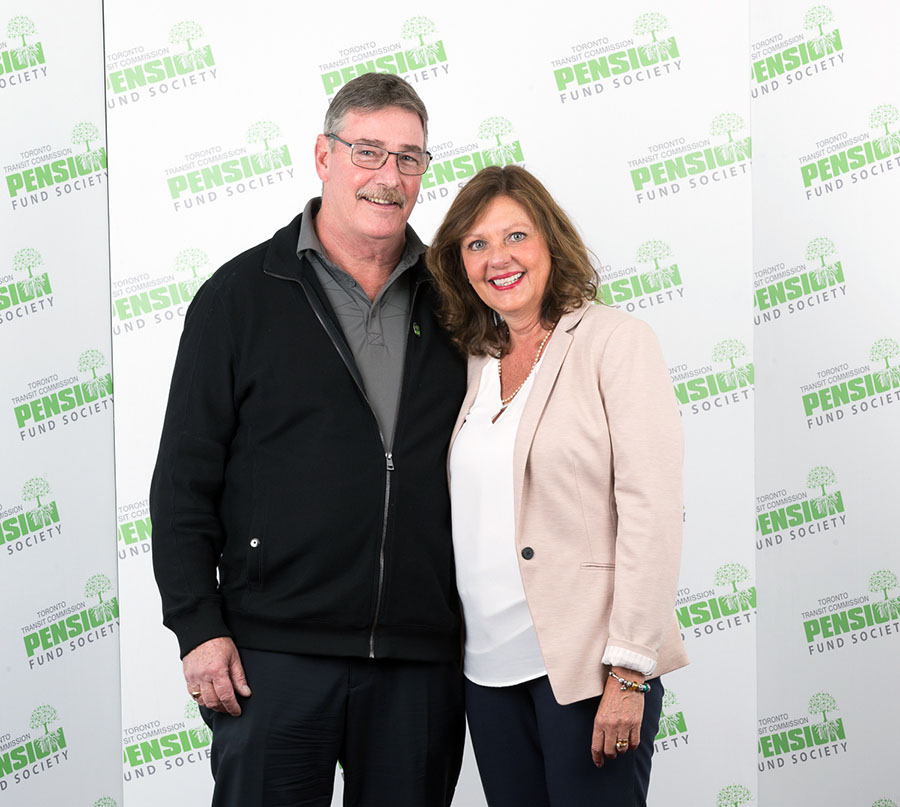 MIKE TALLON, 27 years From Plant Maintenance, Mike Tallon with his wife, Christina.