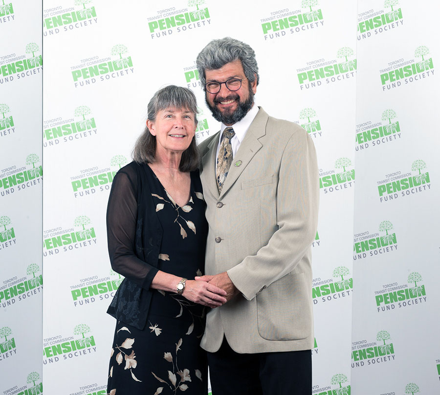 LINDA YEREMIAN, 18 years, 3 months From Subway Transportation, Linda Yeremian with her husband, Pierre.